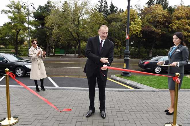 Ilham Aliyev inaugurated administrative building of E-Government Development Center