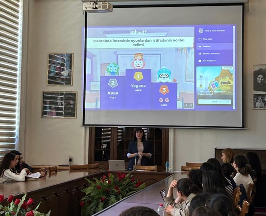 ADPU-da innovativ təhsil yanaşmaları barədə maarifləndirici sessiyalar keçirilib
