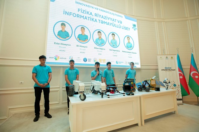 “INNOLAND” İnkubasiya və Akselerasiya Mərkəzinin tərəfdaşlığı ilə Gəncə şəhər Heydər Əliyev Mərkəzində "İnnovasiya və Yaradıcılıq Forumu" keçirilib