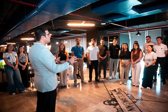 An info session visit to the "INNOLAND" Incubation and Acceleration Center was organized for the trainers of the "Power of the Morning" development program.