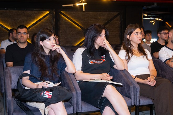 A seminar titled “Secrets of Successful Game Design: From Idea to Mechanics” was conducted by Asad Hasanov, Co-Founder of “KutForge Studios.”