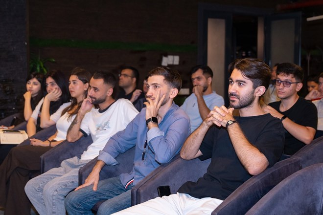 A seminar titled “Secrets of Successful Game Design: From Idea to Mechanics” was conducted by Asad Hasanov, Co-Founder of “KutForge Studios.”